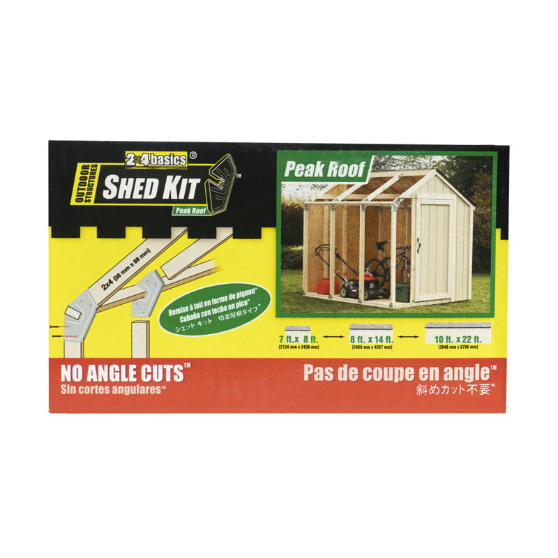 2x4 Basics Shed Brackets Enclosure Kit & Reviews